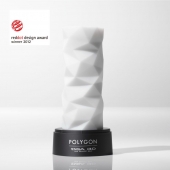 Белый 3D мастурбатор POLYGON - Tenga - в Рыбинске купить с доставкой
