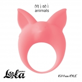 Оранжевое эрекционное кольцо Kitten Kyle - Lola Games - в Рыбинске купить с доставкой