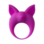 Фиолетовое эрекционное кольцо Kitten Kyle - Lola Games - в Рыбинске купить с доставкой