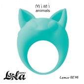 Зеленое эрекционное кольцо Lemur Remi - Lola Games - в Рыбинске купить с доставкой