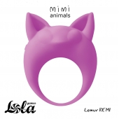 Фиолетовое эрекционное кольцо Lemur Remi - Lola Games - в Рыбинске купить с доставкой