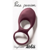 Бордовое эрекционное виброкольцо Daydream - Lola Games - в Рыбинске купить с доставкой