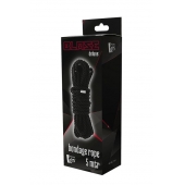 Черная веревка для шибари DELUXE BONDAGE ROPE - 5 м. - Dream Toys - купить с доставкой в Рыбинске