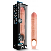Телесный реалистичный фаллоудлинитель 10 Inch Silicone Cock Sheath Penis Extender - 25,4 см. - Blush Novelties - в Рыбинске купить с доставкой