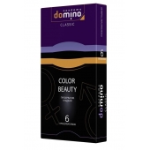 Разноцветные презервативы DOMINO Colour Beauty - 6 шт. - Domino - купить с доставкой в Рыбинске