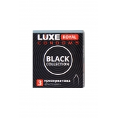 Черные презервативы LUXE Royal Black Collection - 3 шт. - Luxe - купить с доставкой в Рыбинске