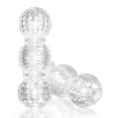 Прозрачный фигурный мастурбатор Master Stroker - Blush Novelties - в Рыбинске купить с доставкой