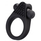 Черное эрекционное виброкольцо Brid с шипиками - A-toys - в Рыбинске купить с доставкой