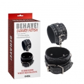 Черные наручники Surrender Wrist Restraints - Chisa - купить с доставкой в Рыбинске