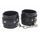 Черные наручники Surrender Wrist Restraints - Chisa - купить с доставкой в Рыбинске