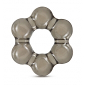 Дымчатое эрекционное кольцо Stay Hard Thick Bead Cock Ring - Blush Novelties - в Рыбинске купить с доставкой