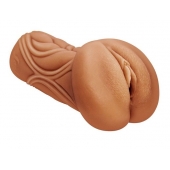 Кофейный мастурбатор-вагина Dumpling - Lola Games - в Рыбинске купить с доставкой