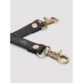 Черный фиксатор для манжет Bound to You Faux Leather Hogtie - Fifty Shades of Grey - купить с доставкой в Рыбинске