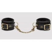 Черные наручники Bound to You Faux Leather Wrist Cuffs - Fifty Shades of Grey - купить с доставкой в Рыбинске