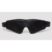 Черная плотная маска на глаза Bound to You Faux Leather Blindfold - Fifty Shades of Grey - купить с доставкой в Рыбинске