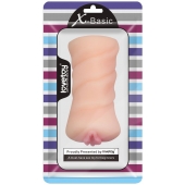 Телесный мастурбатор-вагина X-Basic Pocket Pussy без вибрации - Lovetoy - в Рыбинске купить с доставкой