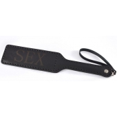 Черная гладкая шлепалка SEX - 35 см. - Sitabella - купить с доставкой в Рыбинске