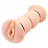 Телесный вибромастурбатор-вагина Michelle - Baile - в Рыбинске купить с доставкой