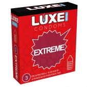 Текстурированные презервативы LUXE Royal Extreme - 3 шт. - Luxe - купить с доставкой в Рыбинске