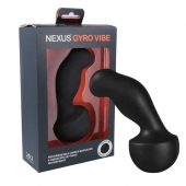 Черный универсальный вибромассажер NEXUS GyroVibe - 15 см. - Nexus Range