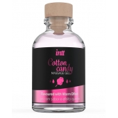 Массажный гель с согревающим эффектом Cotton Candy - 30 мл. - INTT - купить с доставкой в Рыбинске