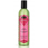 Массажное масло Naturals Strawberry Dreams с ароматом клубники - 236 мл. - Kama Sutra - купить с доставкой в Рыбинске