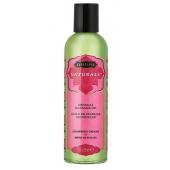 Массажное масло Naturals Strawberry Dreams с ароматом клубники - 59 мл. - Kama Sutra - купить с доставкой в Рыбинске
