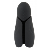 Черный силиконовый вибромастурбатор с нагревом Masturbator with 2 Functions - Orion - в Рыбинске купить с доставкой