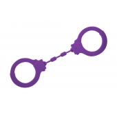 Фиолетовые силиконовые поножи Limitation - Lola Games - купить с доставкой в Рыбинске