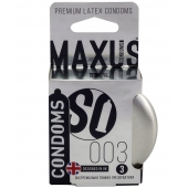 Экстремально тонкие презервативы в железном кейсе MAXUS Extreme Thin - 3 шт. - Maxus - купить с доставкой в Рыбинске