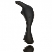Черное эрекционное кольцо с двумя моторами Zeus Dual Vibe Cock Ring - FeelzToys - в Рыбинске купить с доставкой