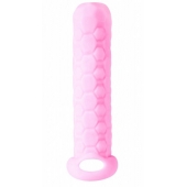 Розовый фаллоудлинитель Homme Long - 13,5 см. - Lola Games - в Рыбинске купить с доставкой