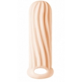 Телесный фаллоудлинитель Homme Wide - 13 см. - Lola Games - в Рыбинске купить с доставкой