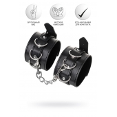 Черные оковы Anonymo из искусственной кожи - ToyFa - купить с доставкой в Рыбинске