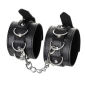 Черные оковы Anonymo из искусственной кожи - ToyFa - купить с доставкой в Рыбинске