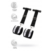 Черно-серебристые фиксаторы для рук на дверь Anonymo - ToyFa - купить с доставкой в Рыбинске