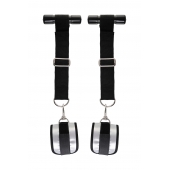 Черно-серебристые фиксаторы для рук на дверь Anonymo - ToyFa - купить с доставкой в Рыбинске