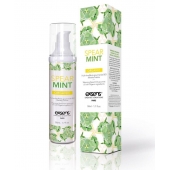 Разогревающее массажное масло Gourmet Spearmint Organic с органическими ингредиентами - 50 мл. - Exsens - купить с доставкой в Рыбинске