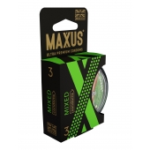 Презервативы в пластиковом кейсе MAXUS AIR Mixed - 3 шт. - Maxus - купить с доставкой в Рыбинске