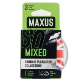 Презервативы в пластиковом кейсе MAXUS AIR Mixed - 3 шт. - Maxus - купить с доставкой в Рыбинске