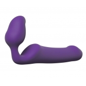 Фиолетовый безремневой страпон Queens L - Adrien Lastic - купить с доставкой в Рыбинске