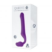 Лиловый безремневой страпон Queens M - Adrien Lastic - купить с доставкой в Рыбинске