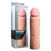 Телесная фаллическая насадка на пенис Magnum Xtender - 23 см. - Blush Novelties - в Рыбинске купить с доставкой