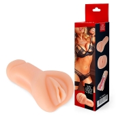 Телесный реалистичный мастурбатор в виде вагины - Bior toys - в Рыбинске купить с доставкой