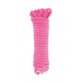 Розовая веревка для связывания Sweet Caress Rope - 10 метров - Sweet Caress - купить с доставкой в Рыбинске