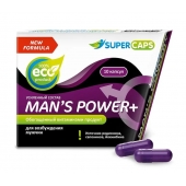 Возбуждающее средство для мужчин Mans Power plus - 10 капсул (0,35 гр.) +1 в подарок - SuperCaps - купить с доставкой в Рыбинске