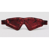 Двусторонняя красно-черная маска на глаза Reversible Faux Leather Blindfold - Fifty Shades of Grey - купить с доставкой в Рыбинске