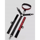 Ошейник с наручниками Reversible Faux Leather Collar and Wrist - Fifty Shades of Grey - купить с доставкой в Рыбинске