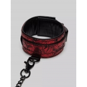 Красно-черные оковы Reversible Faux Leather Ankle Cuffs - Fifty Shades of Grey - купить с доставкой в Рыбинске