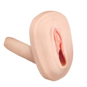 Мастурбатор-вагина с вибрацией и выносным пультом управления REALSTUFF SMOOTH   BALD - Dream Toys - в Рыбинске купить с доставкой